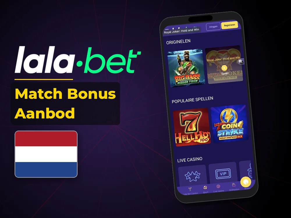 lalabet - Match Bonus Aanbod