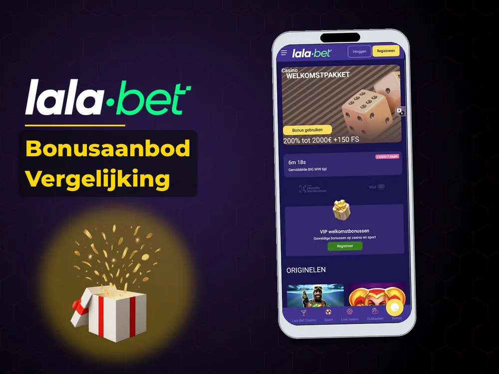 lalabet - Bonusaanbod Vergelijking