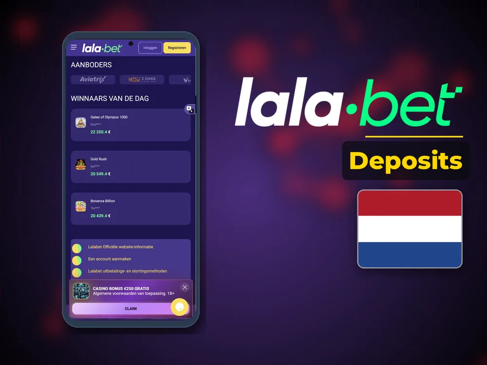 lalabet - Deposits