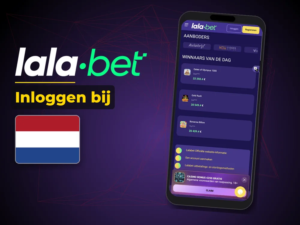 lalabet - Inloggen bij
