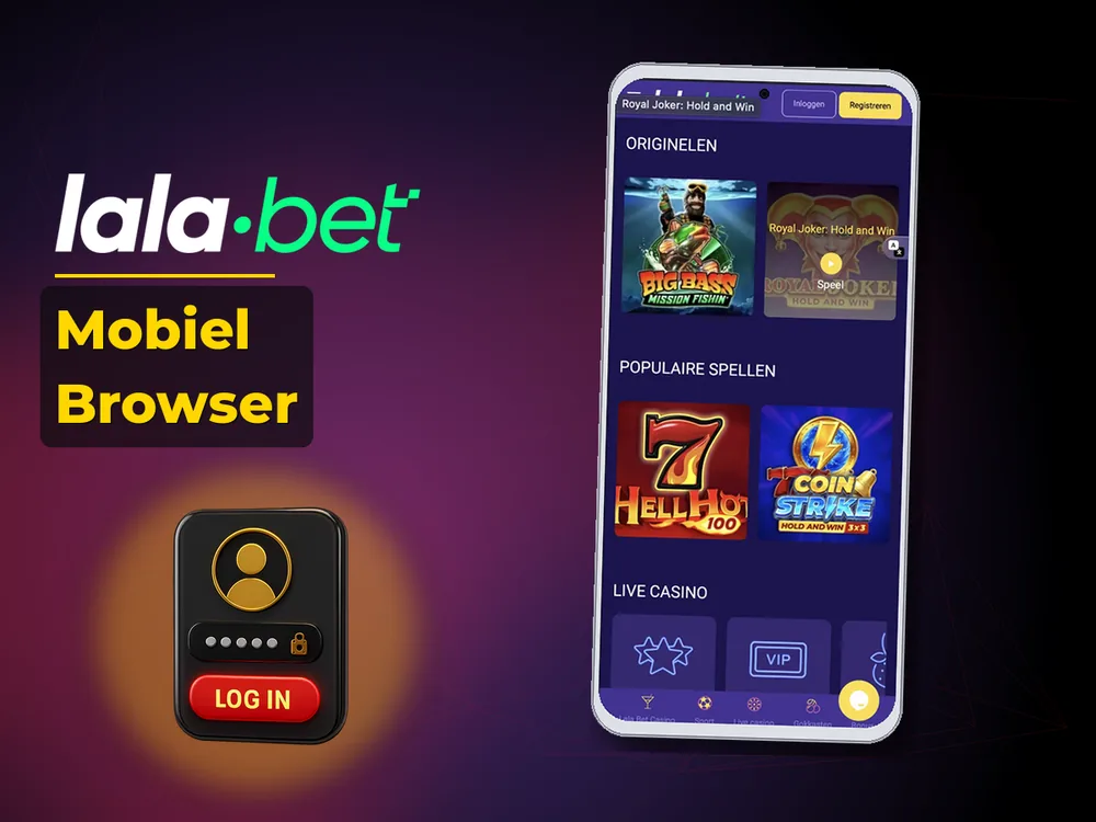 lalabet - Mobiel Browser