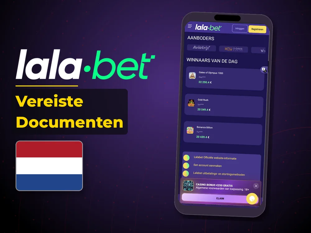 lalabet - Vereiste Documenten