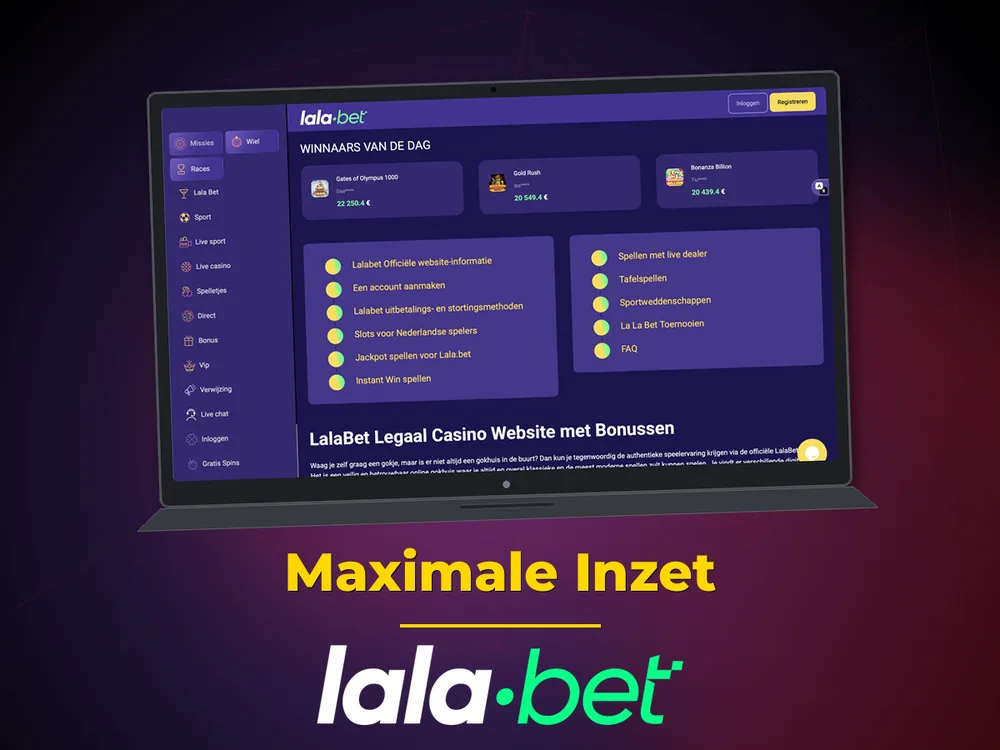 lalabet - Maximale Inzet