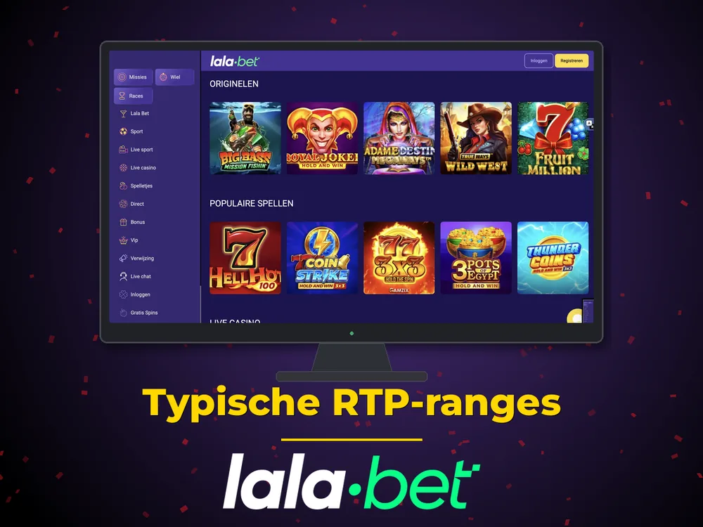 lalabet - Typische RTP-ranges
